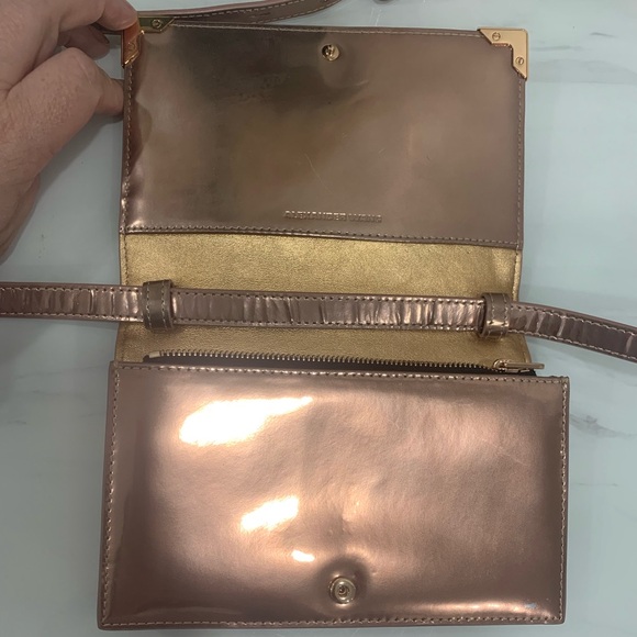 ALEXANDER WANG Prisma BikerMetallic Rose Gold Crossbody - Picture 9 of 16